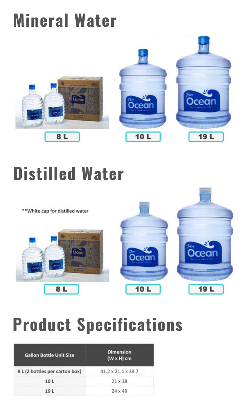 Pere Ocean Distilled Water